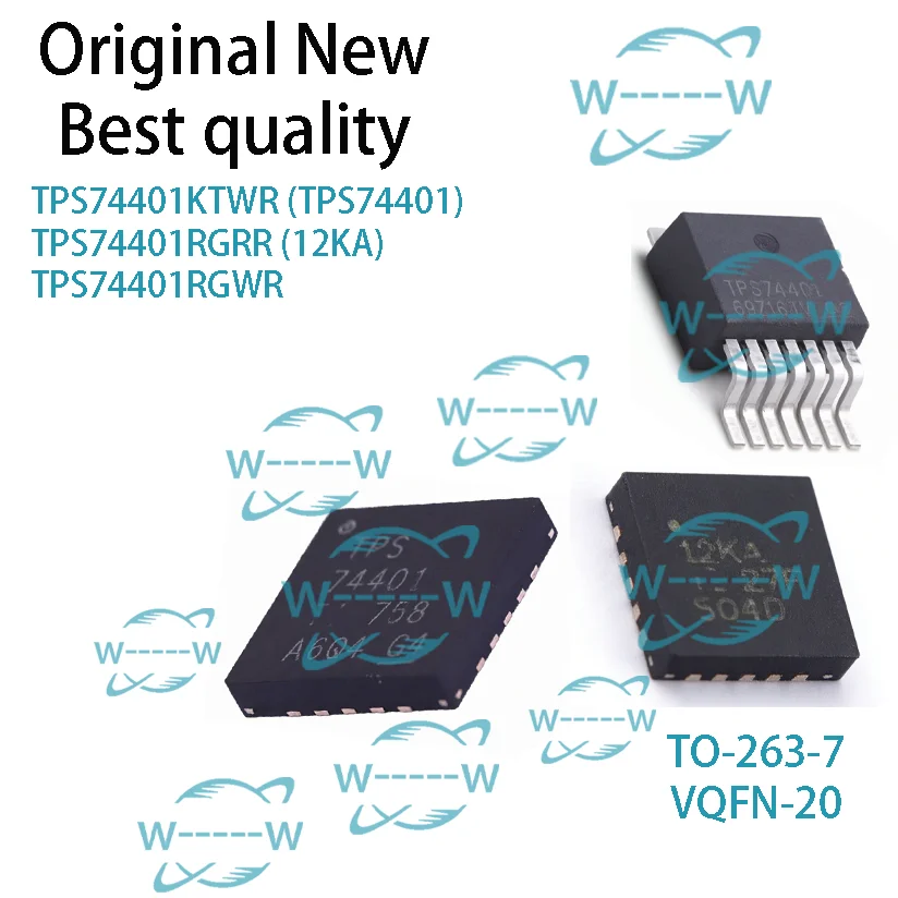 (5-30 PCS)NEW TPS74401KTWR TPS74401 TPS74401RGRR 12KA TPS74401RGWR IC CHIP