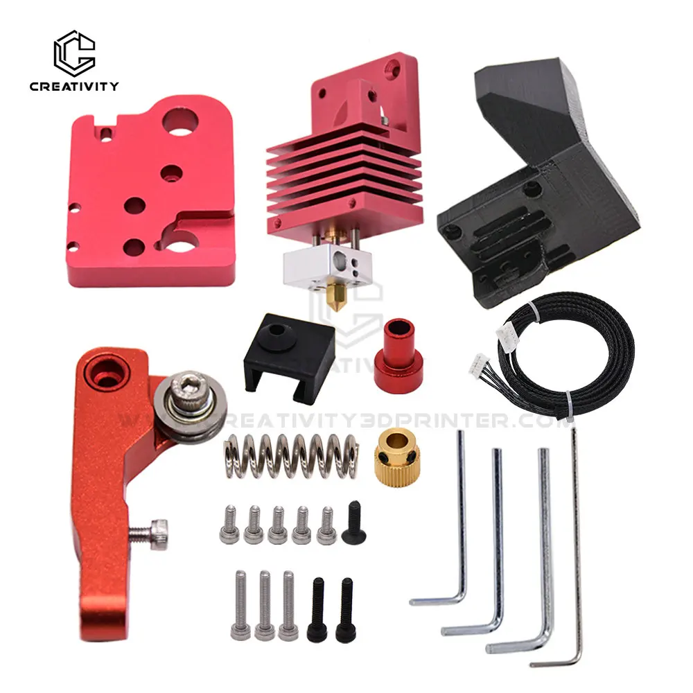 All Metal Direct Extruder MK8 Hotend kit Special Heat break Easy Feeding Upgrade kit for Ender 3 Ender-3V2 CR-10 3D printer