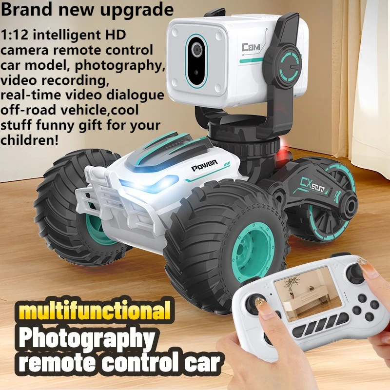 

Cool Stuff Intelligent HD Camera Rc Truck,Remote Control Car,Real-time Video Dialogue Off-road Rc Cars,Toys for Kids,Funny Gift