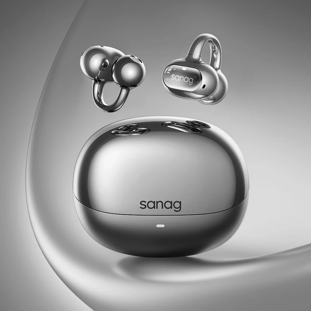 Sanag S8S AI Open Ear Clip-on-Kopfhörer, HiFi, verlustfreie Klangqualität, KI-Übersetzung, kabellose Bluetooth-Kopfhörer, Panorama-Sound 7