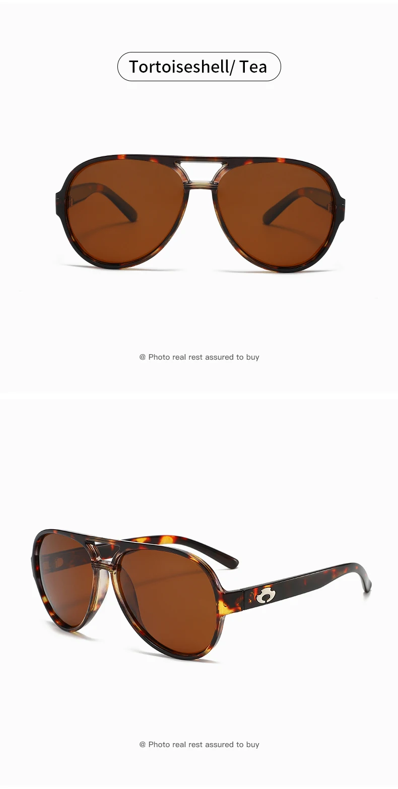 Blue Otter Pilot Klassische Polarisierte Sonnenbrille für Männer und Frauen, Sommer-Fahr-, Angel- und Fahrradbrille, Antireflexions-UV400-Brille – Detail 12