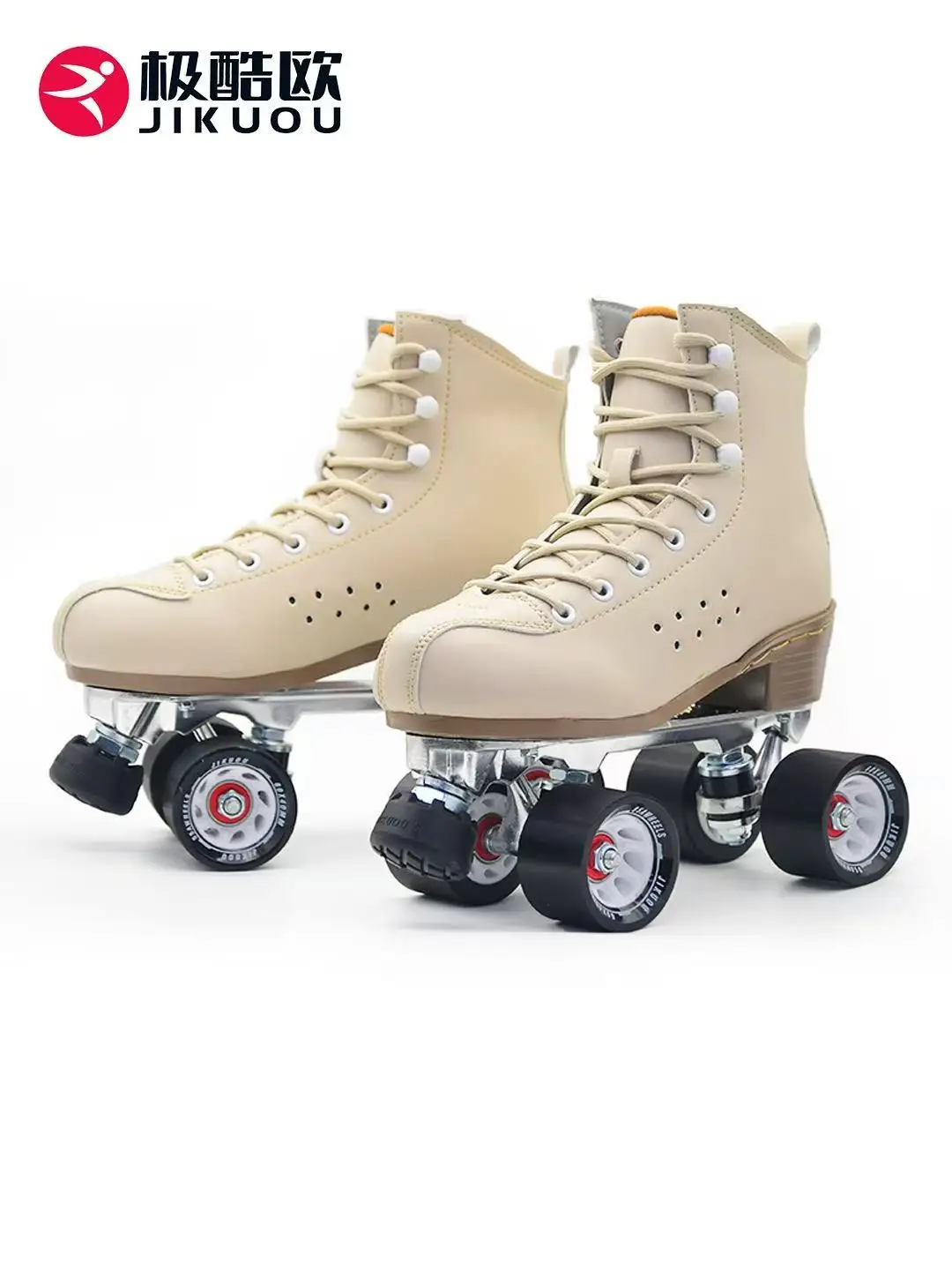 Sepatu Roda Dua Baris, Sepatu Roda Pria dan Wanita untuk Figure Skating, Sepatu Roda Empat Roda untuk Lapangan Roda