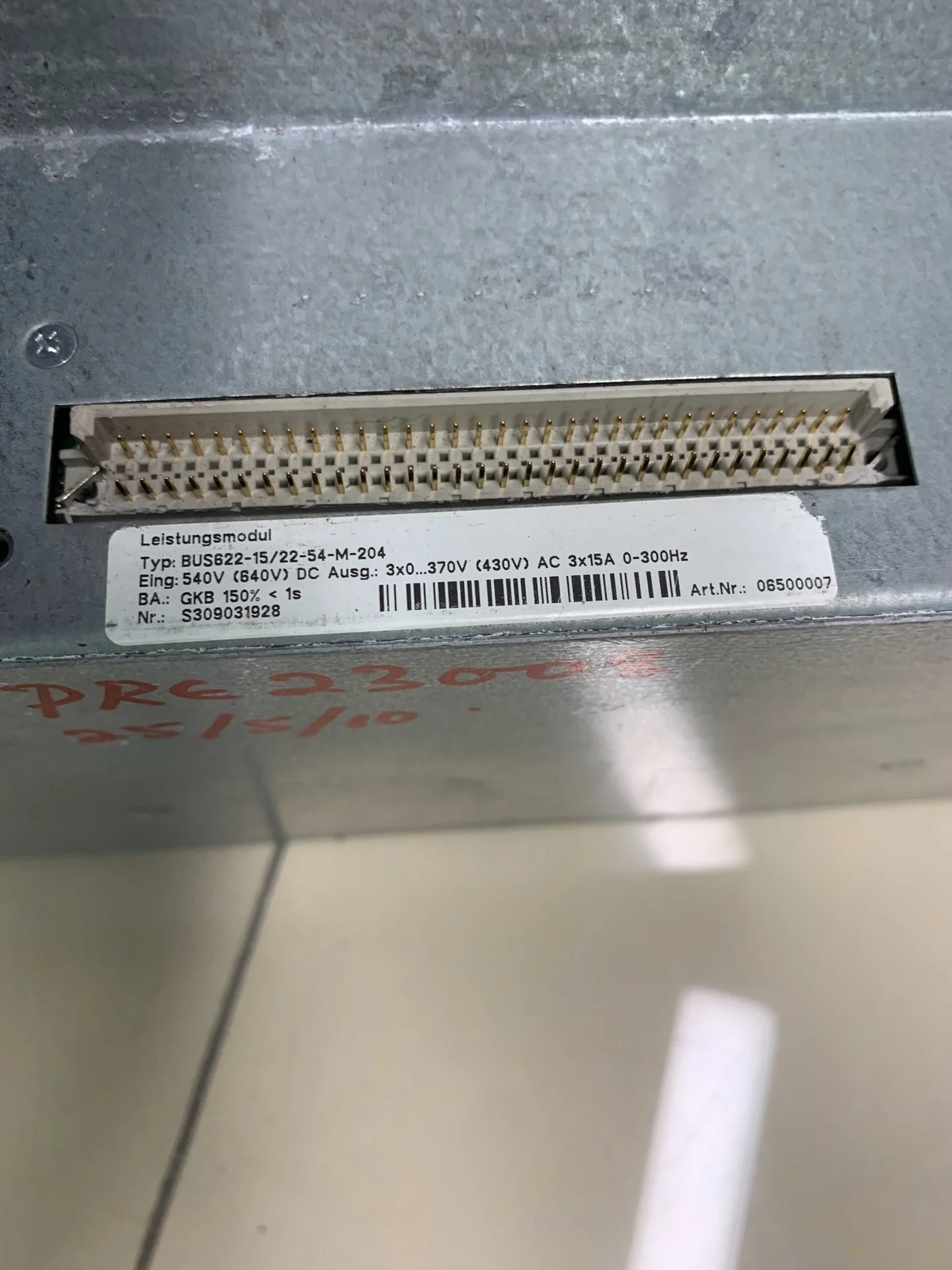 BUS622-15/22-54-M-505 Servo Drive para BAUMULLER BUS 6M