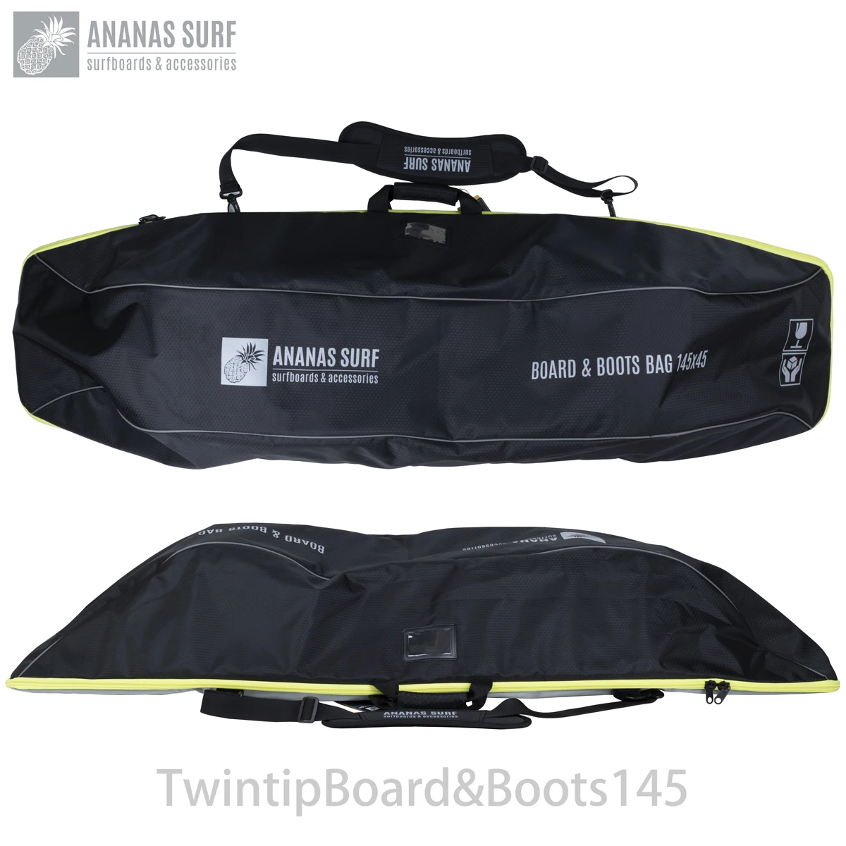 Ananas Surf Twintip Kiteboard Travel Bag Kitesurf Board Cover For 145cm Wakeboard Wakesurf  Protective Boardbag