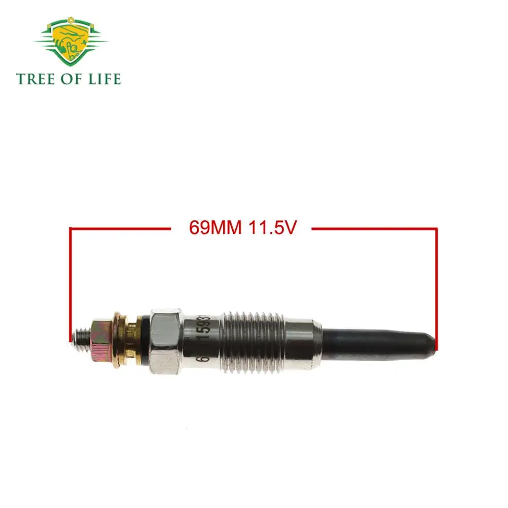 1/2/5 Diesel Glow Plugs 6611593101 For Ssangyong Musso Istana MB100 MB140 1996-2007 2.9L OM600 66115931A1 High Quality