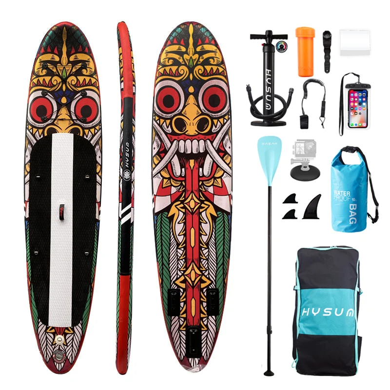 HYSUM sup board 10′6 320*76*15 cm All Round Sup Paddle Board Portable Inflatable PVC Drop Stitch Surfboard Whole