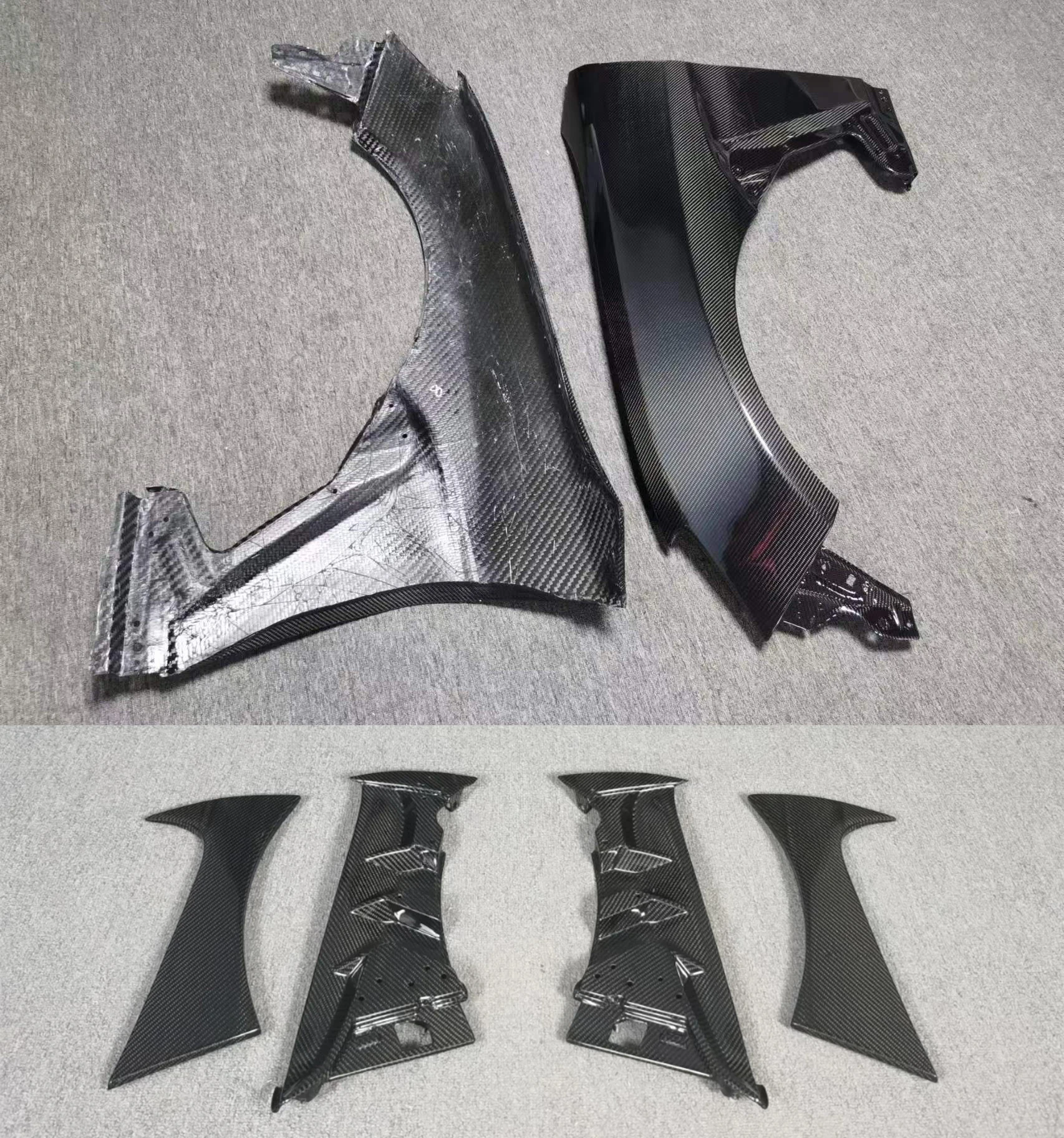 Real Carbon Fiber whole front fender kit set fit For Toyota GR86&Subaru BRZ