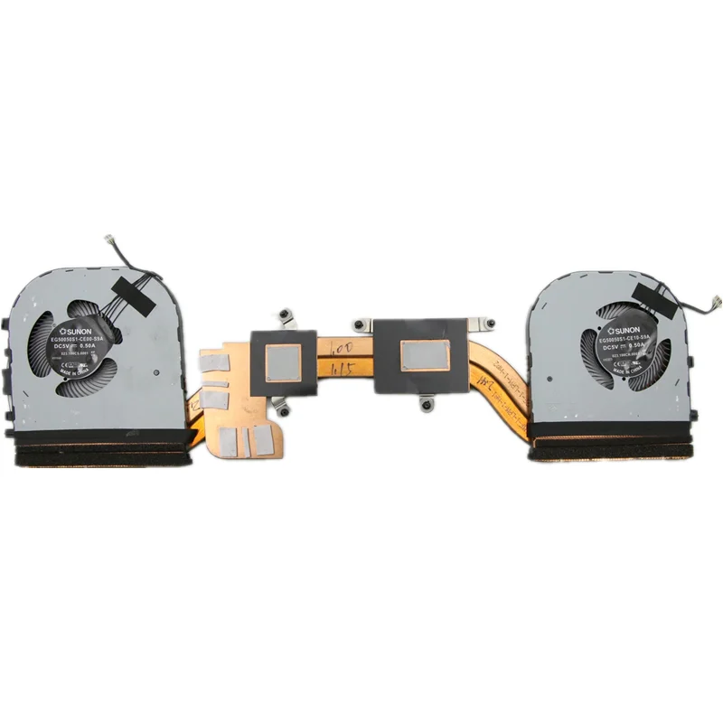 Imagem -02 - Original Cpu Térmica Ventilador de Refrigeração Cooler Dissipador Calor para Lenovo Thinkpad x1 Extrema 1st p1 Gen Portátil 01yu923 01ay981 Novo