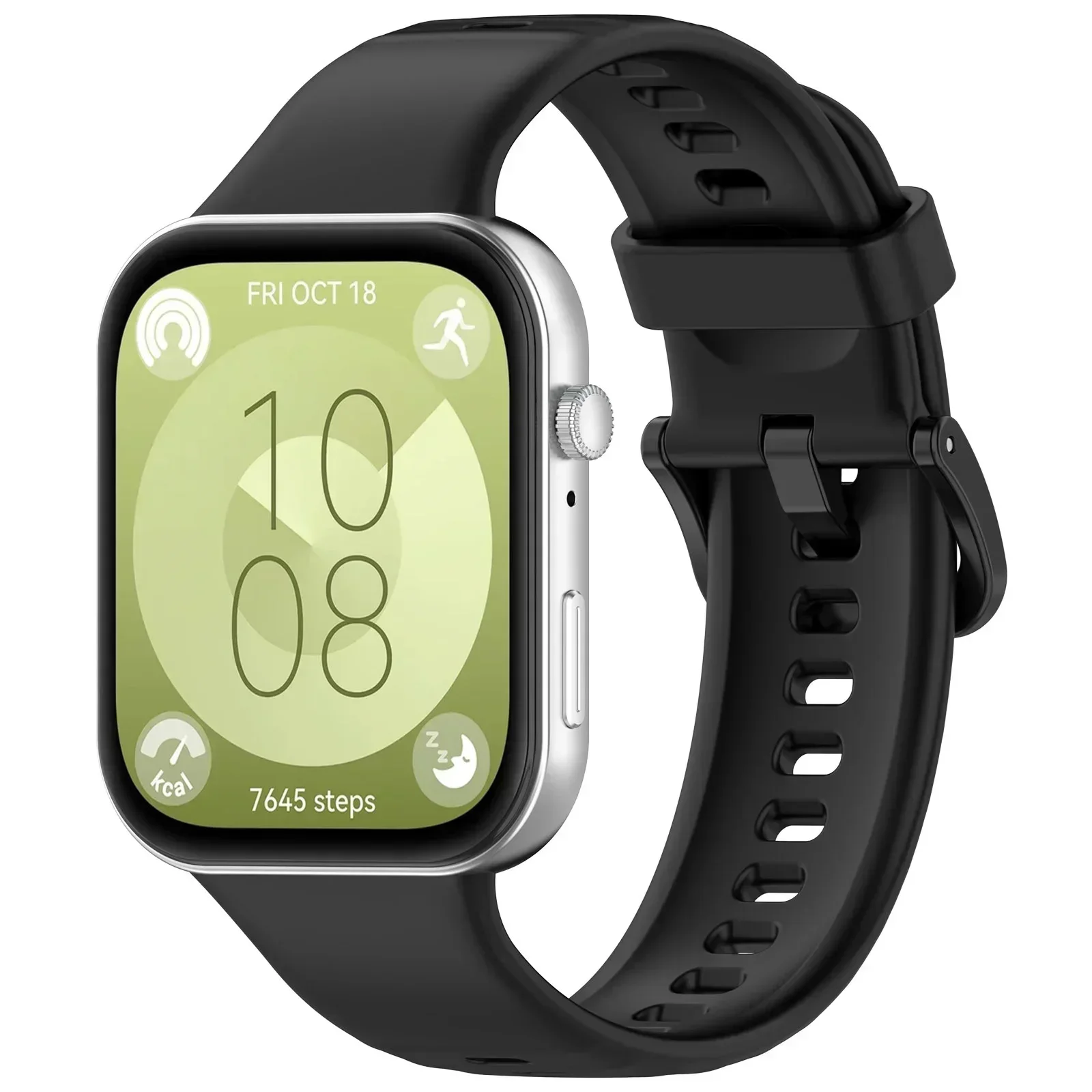 Pulseira de silicone para huawei watch fit 3, pulseira protetora de tela para huawei fit 3, acessórios de substituição para relógio