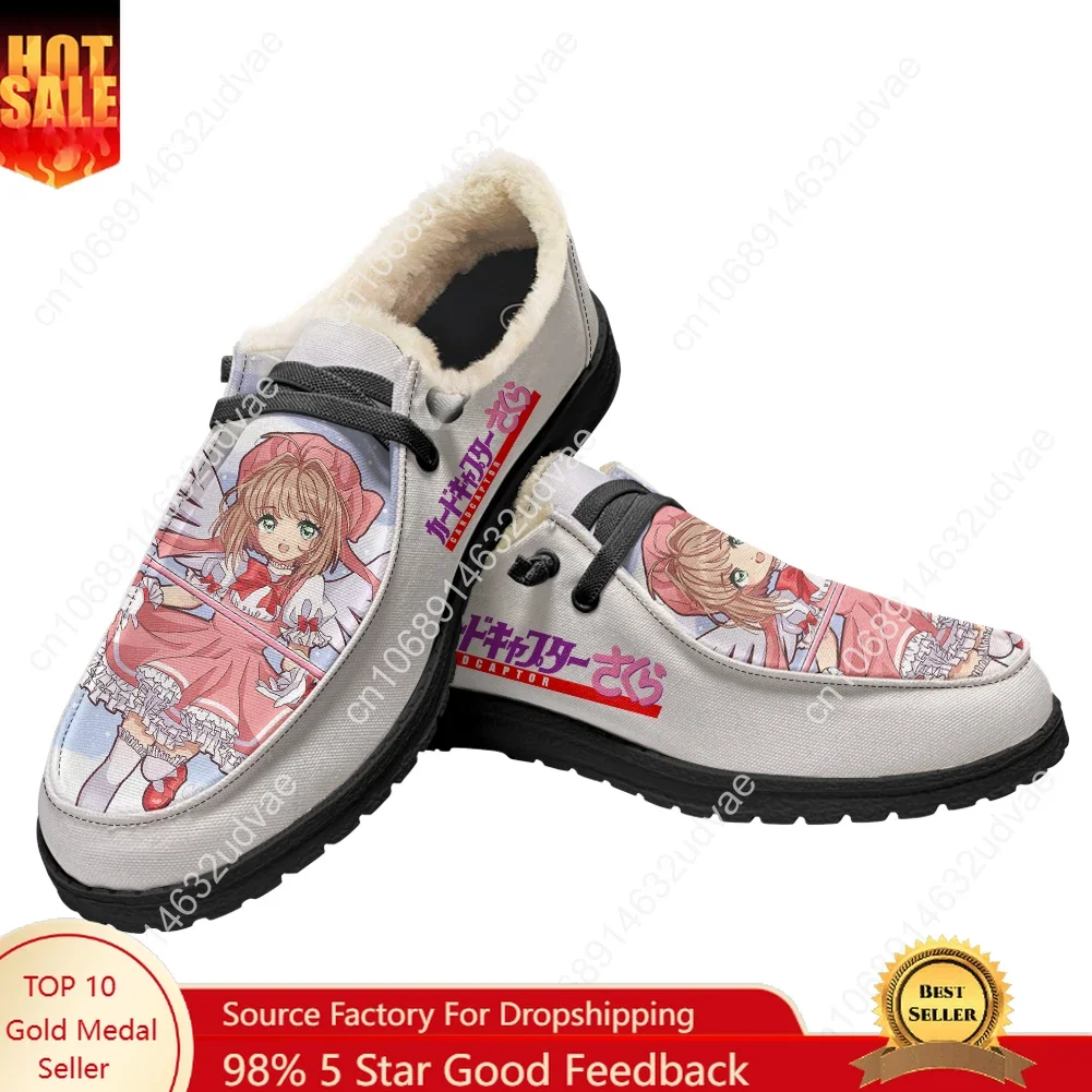 

Cardcaptor Sakura Casual Shoes Plush Flat Shoe Men Woman Breathable Casual Outdoor Lightweight Footwear Couple Custom Made Shoe
