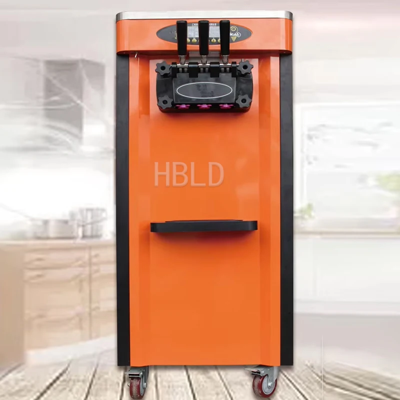 Portable Soft Ice Cream Maker Commercial Electric Popsicle Machine with Stainless Steel Structure for Business Use