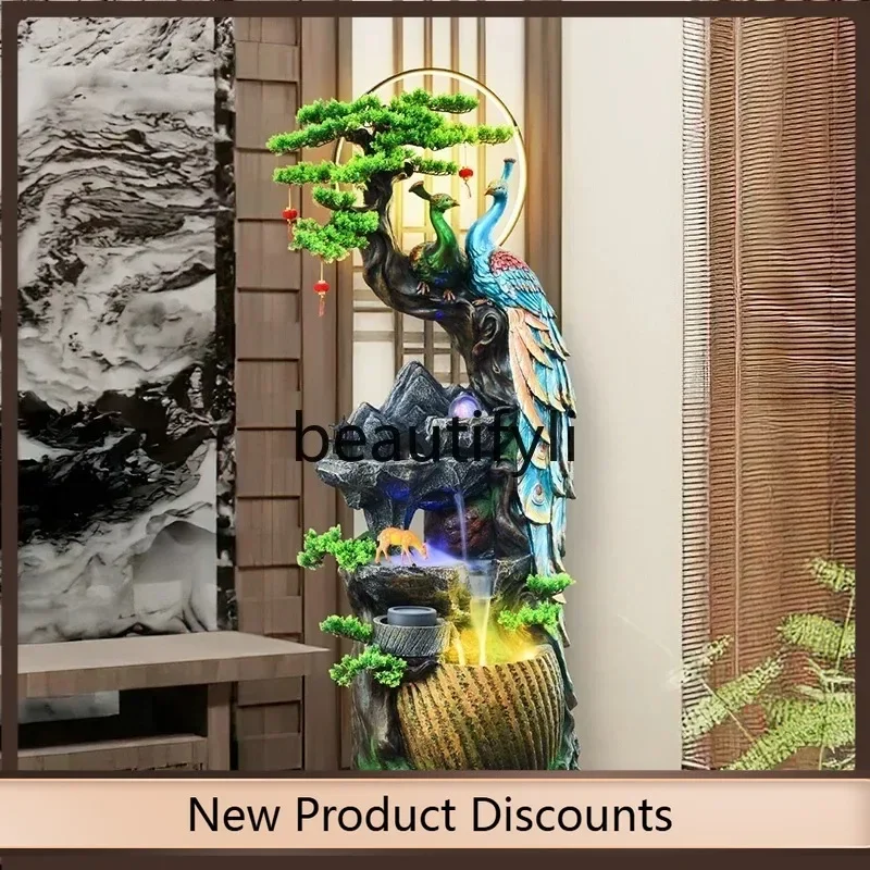 

K18 A26 Rockery, flowing water, fountain screen, cut off the landscape, circulating water to attract wealth, feng shui wheel orn