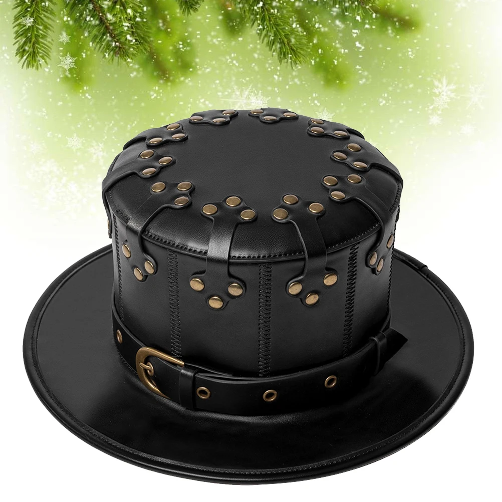 

Punk Style Hat Halloween Party Prop Gentleman Cap Costume Accessory For Dressing Performance