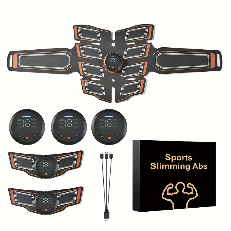 Abdominal Muscle Stimulator Patch - Home Bodybuilding Abs Massager - Tone & Enhance Workout Results