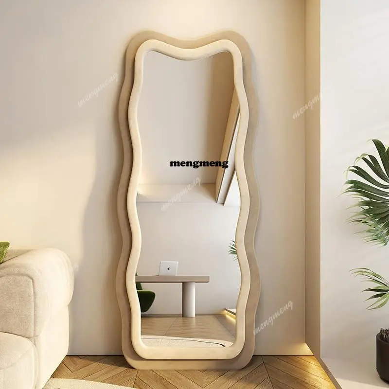 Makeup Full Body Mirror Luxury Organizer Teen Girl Hallway Aesthetic Mirror Irregular Bathroom Espejo Pared House Accessories