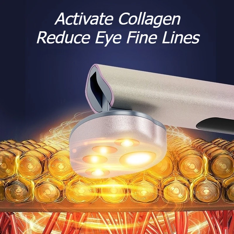 Massaggiatore per occhi a vibrazione Cerchi scuri Rimozione del grasso oculare Attrezzatura per la bellezza della pelle Dispositivo cosmetico per donne Dispositivi elettrici per la bellezza per uso domestico