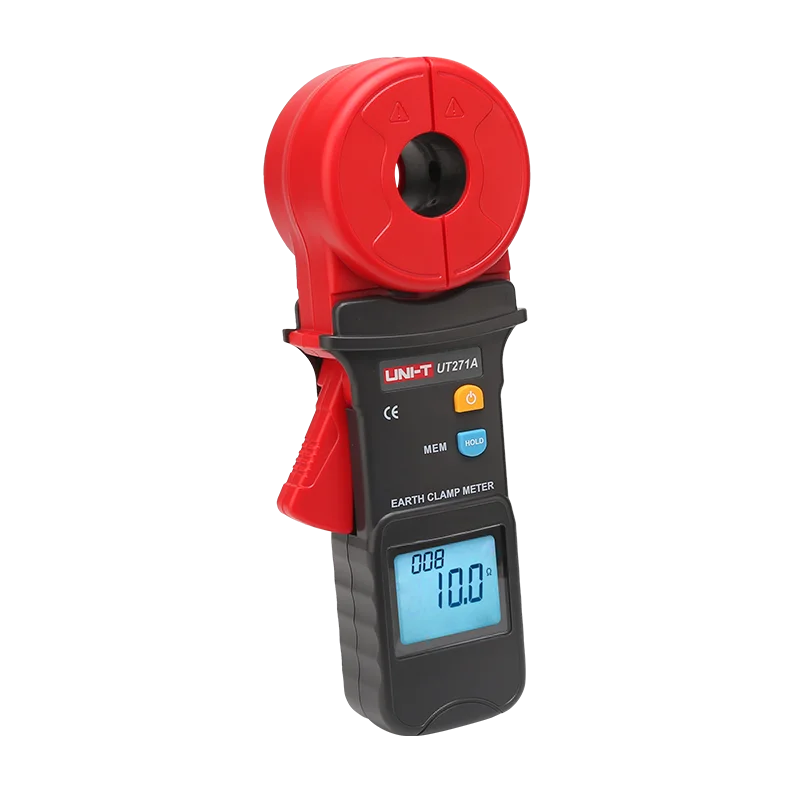 UT271A Ground Resistance Tester Clamp Ammeter AC Leakage Current Data Storage (0.01% + 1) Accuracy 0.010~300 Measuring