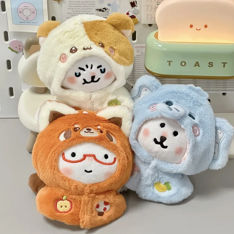 

Плащ серии Small Animal, 10 см, хлопковая кукла, простая кукла-кролик Nu Nu Lookup, без атрибутов, одежда и запасные части