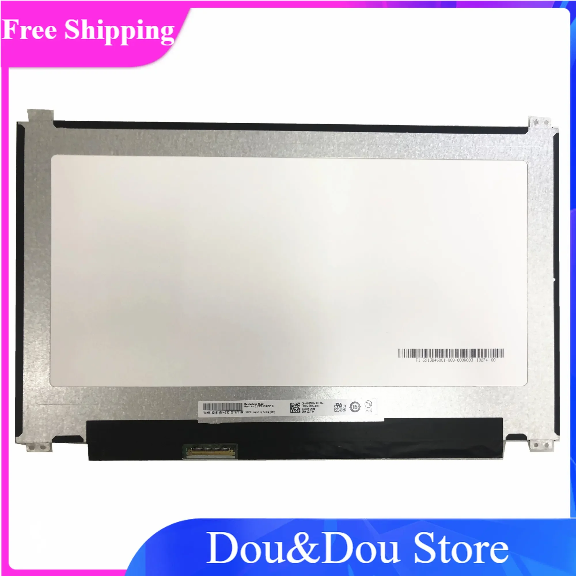 

B133HAK02.0 13.3 1920X1080 40 PIN EDP for DELL 0D2TNH FHD IPS TOUCH LCD Screen Panel