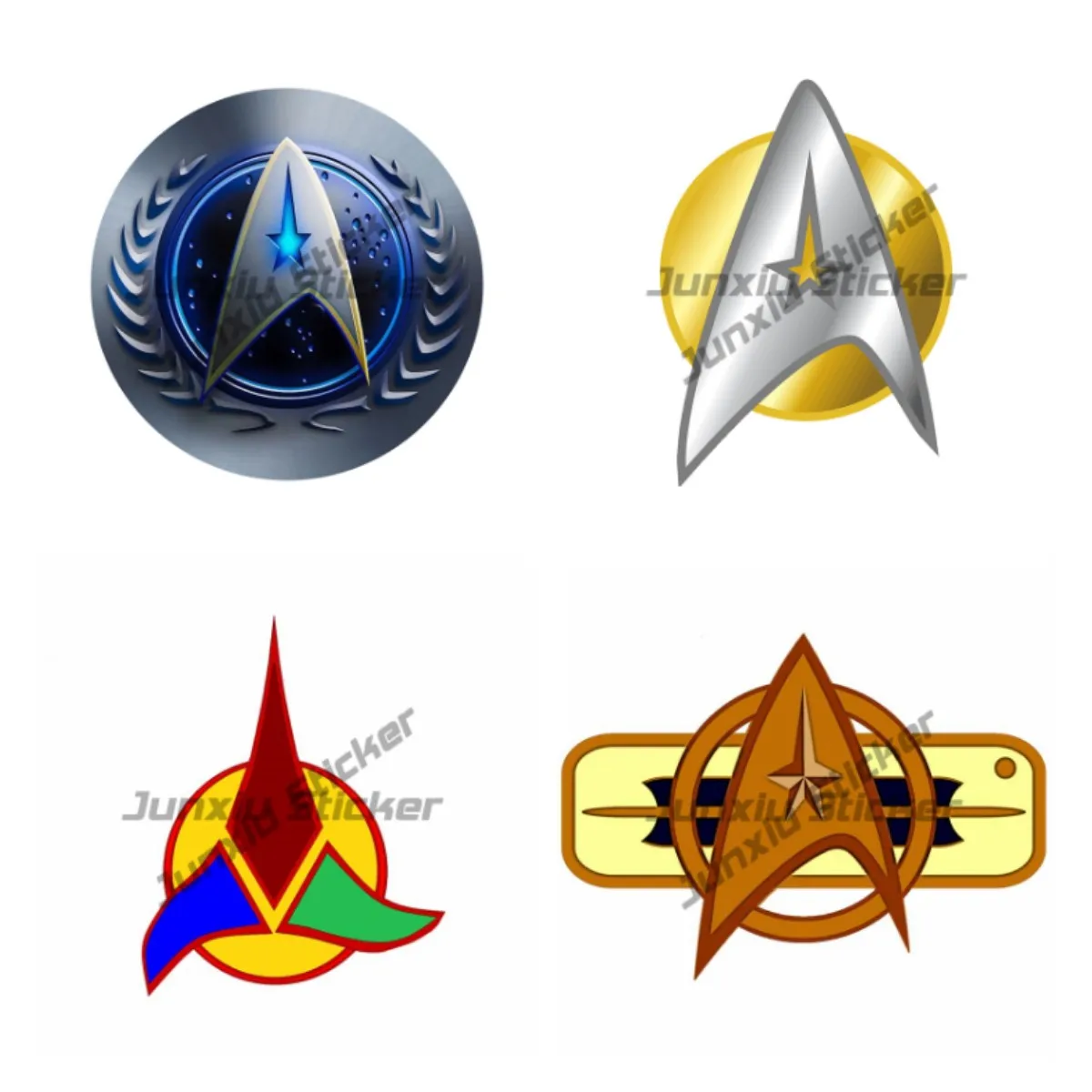 

Boutique Decals Exterior Accessories Star Trek Motorcycle Auto Car Bumper Window Decal Sticker Suitable for SUV Vehicle