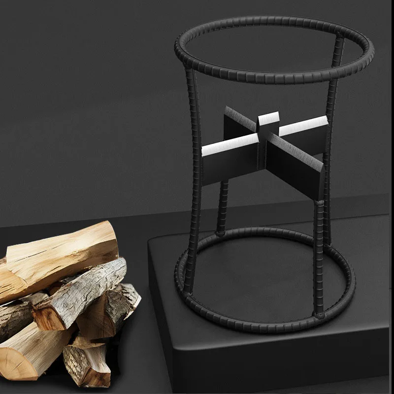 

Portable Firewood Splitter Iron Log Splitting Wedge Labor Saving Wood Splitting Tool for Home Use