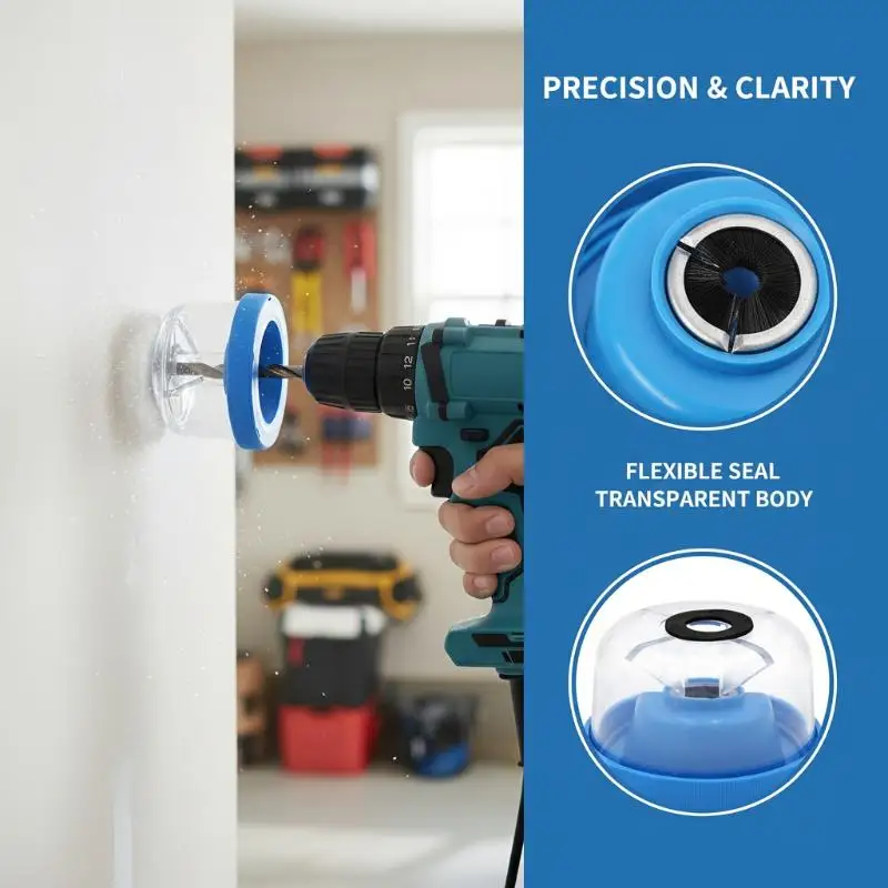 

Universal Electric Drill Dust Collector Essential Power Tool Accessory for Safe and Clean Home Improvement Projects