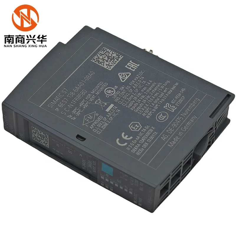 New Original 6ES7138-6AA01-0BA0 Counter Module SIMATIC ET 200SP I/O System 24 V PLC Module 200 kHz