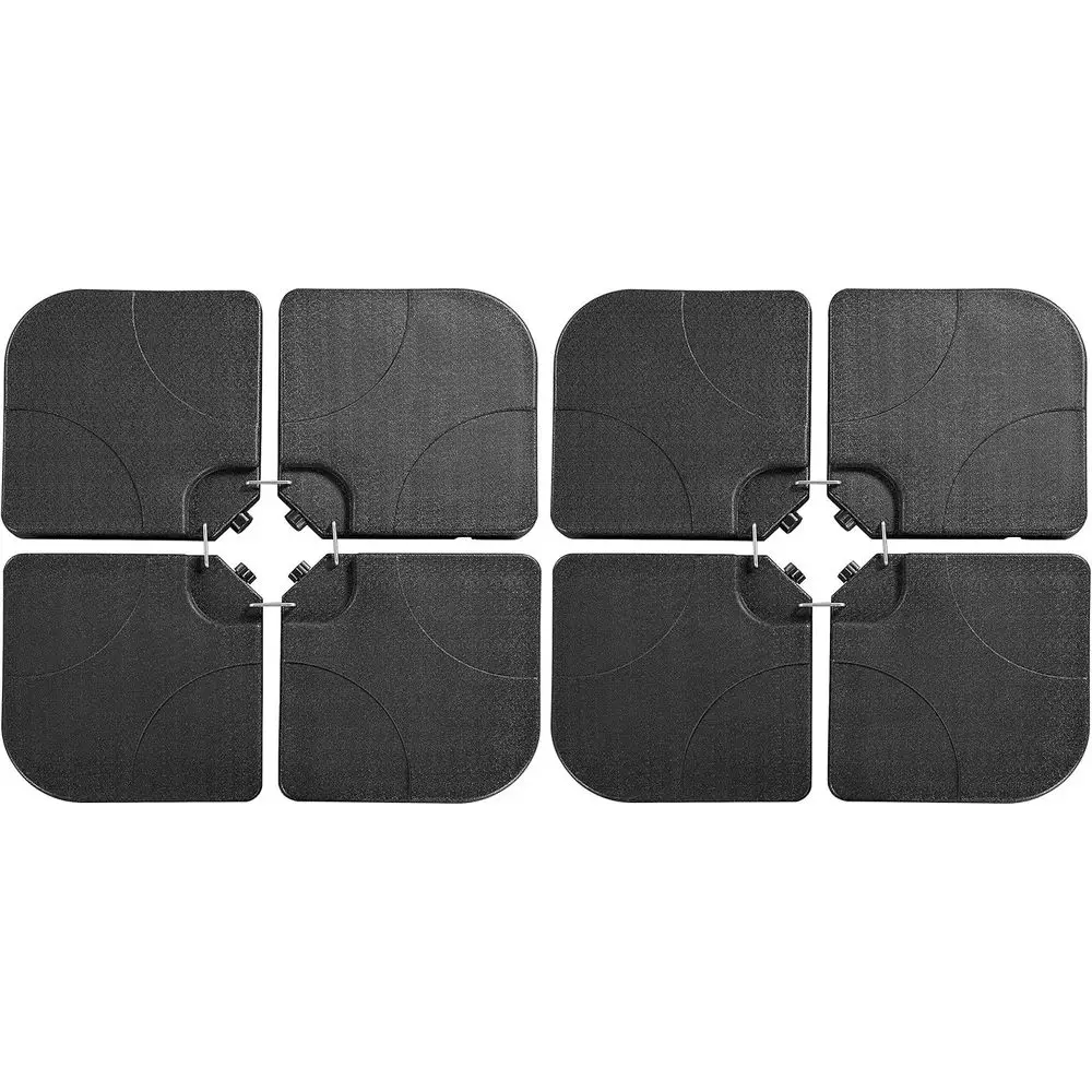 

Square Heavy-Duty Cantilever Patio Umbrella Base, Set of 2, for Water or Sand Filling