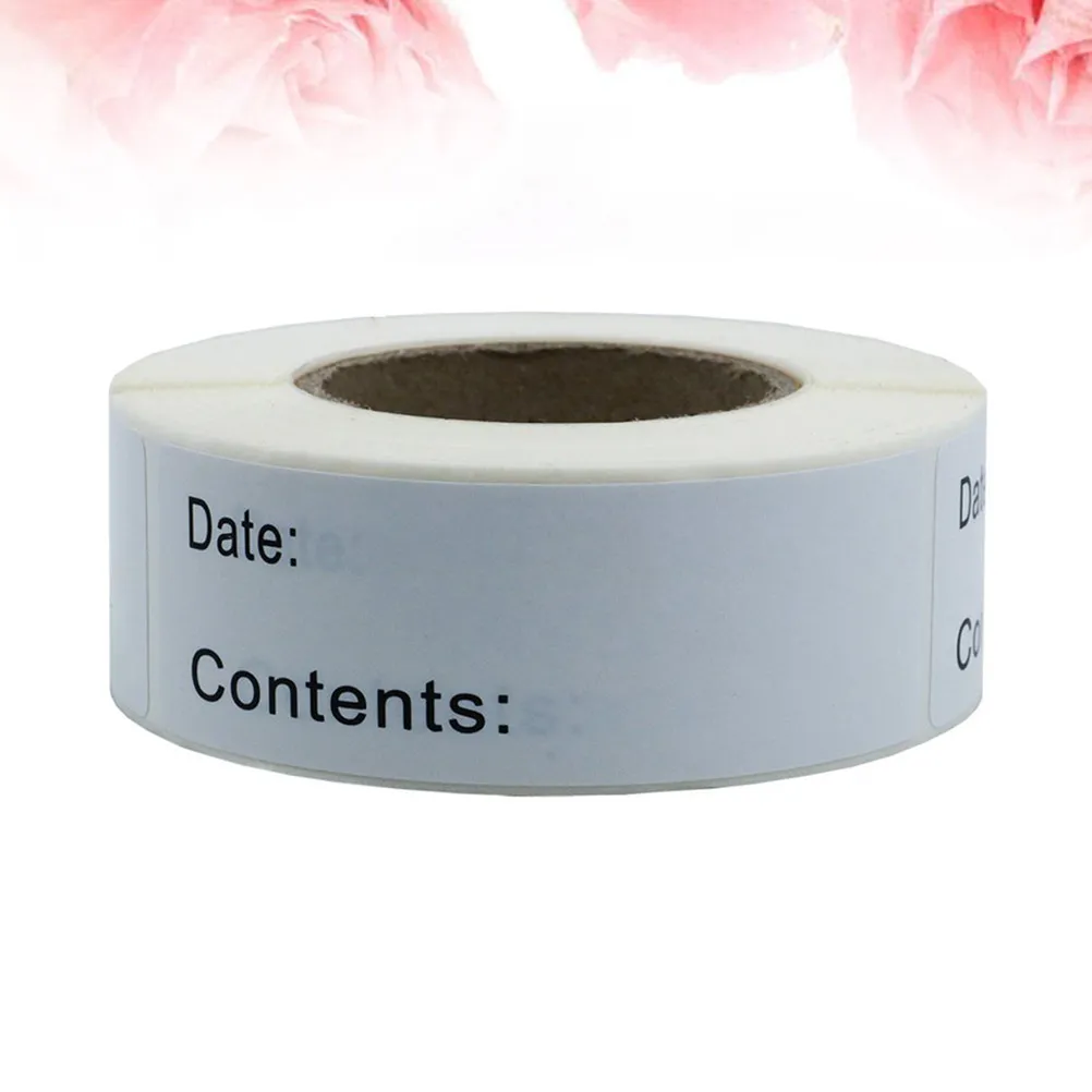 

2 Rolls Fine Detail Colored Record Date Stickers Smooth Surface Adhesion DIY Classification Indexing Home
