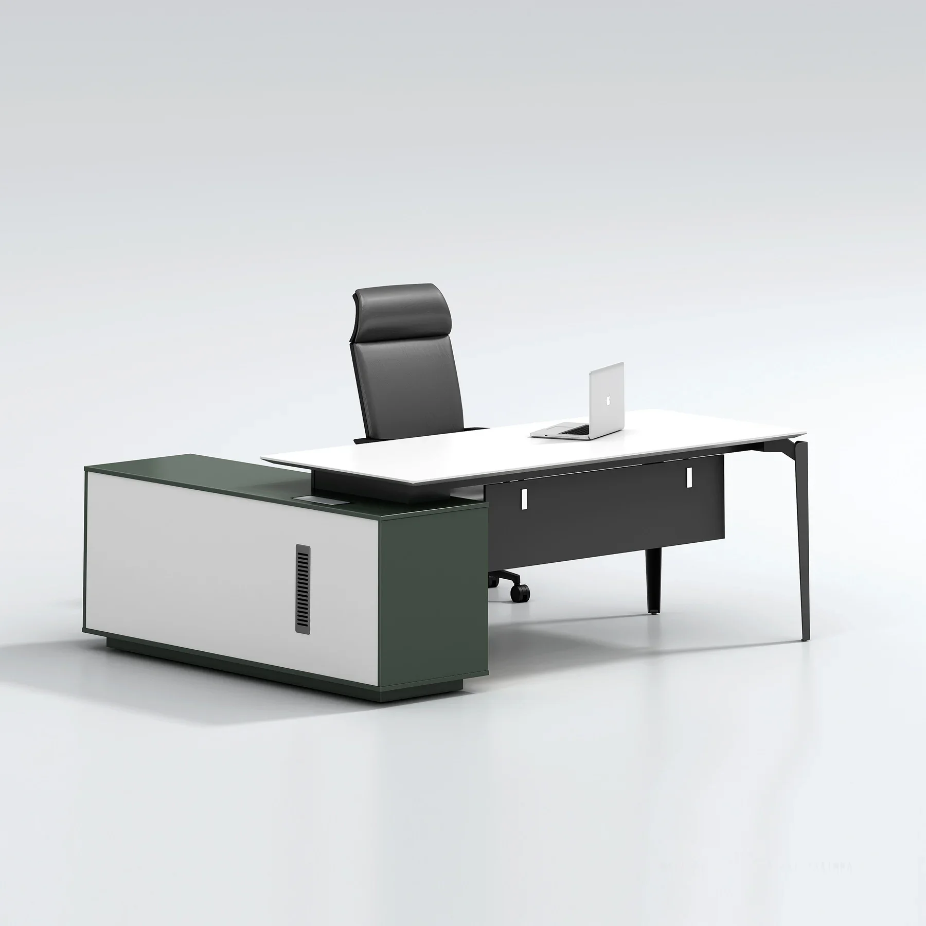 

A A Contemporary Design Commercial E1 MFC 1.6m L Shape Executive Director Manager Office Furniture Desk