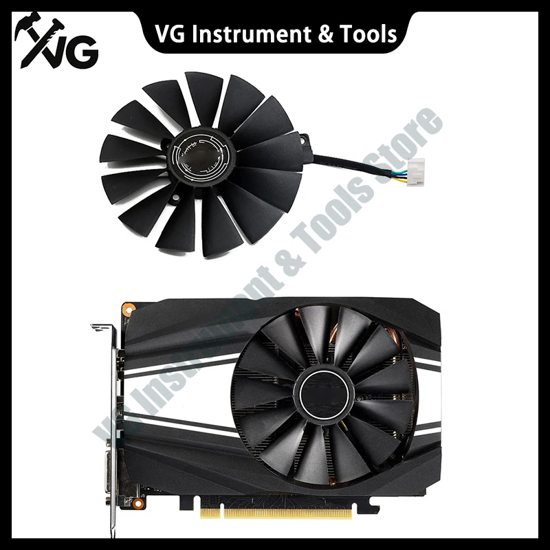 FDC10U12D9-C T129215BH GTX1660 VENTILADOR GPU,ASUS Phoenix GTX 1660 SUPER 、 1660TI 1660 RTX 2060 Phoenix ventilador de refrigeración de tarjeta de vídeo