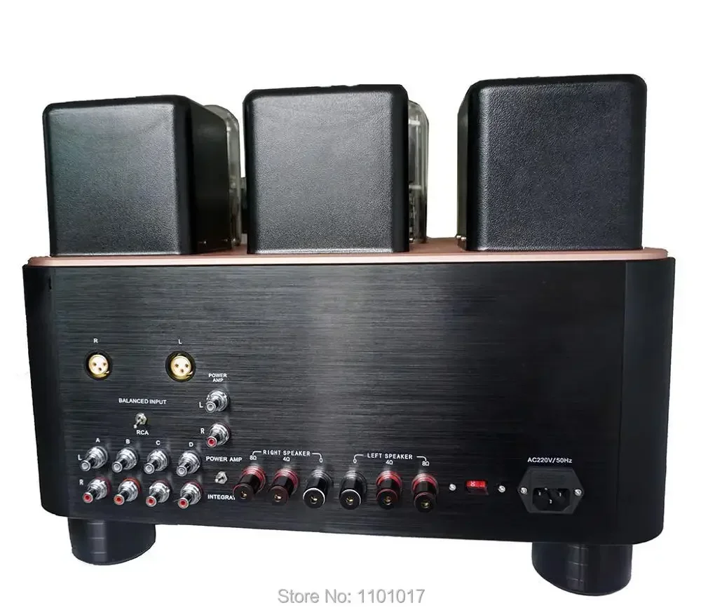 Meixing Mingda 2019 New Version Goldenage MC3008-AR Stereo Integrated With Power Amplifier HIFI EXQUIS PSVANE 805 Tube Amp