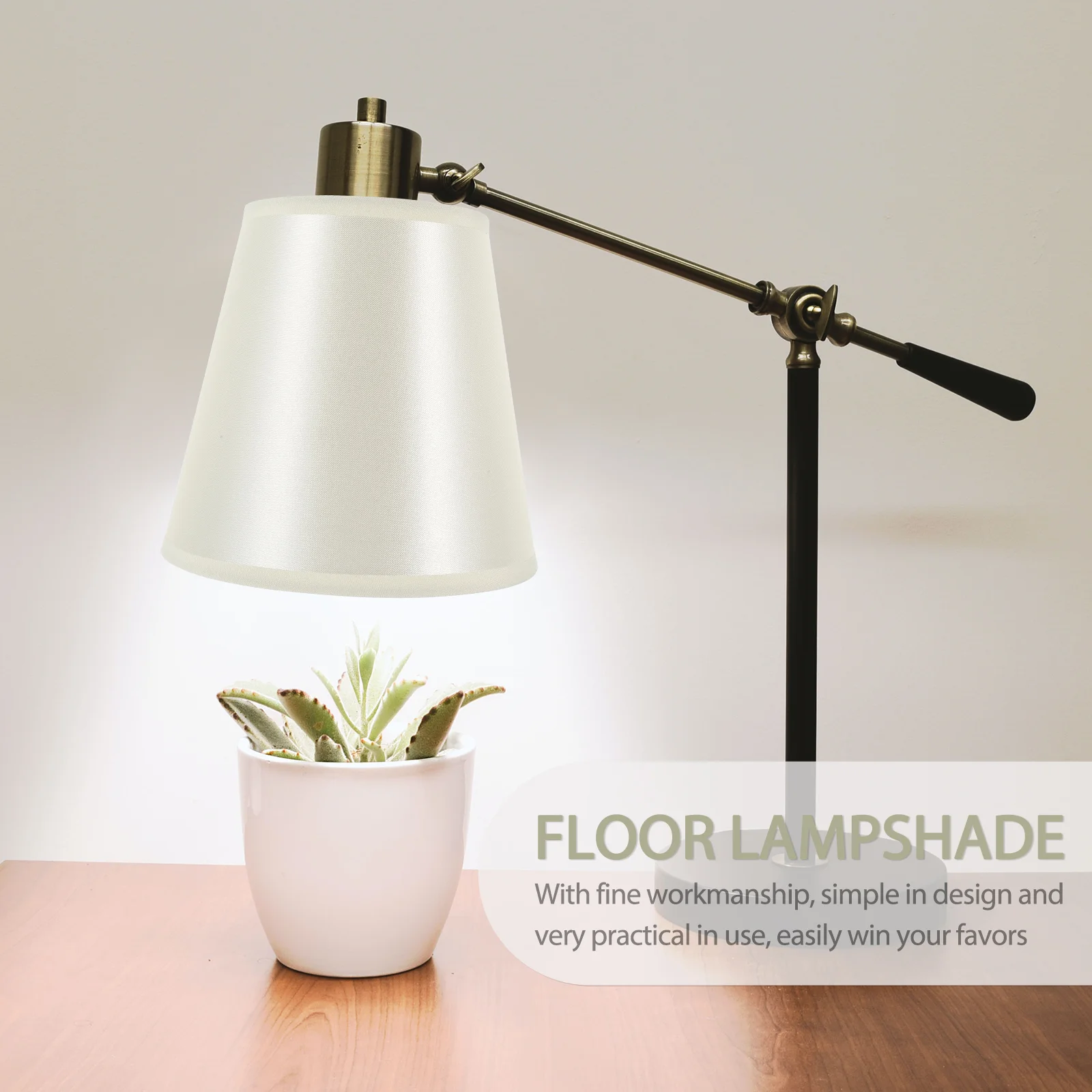 1 pz paralume in tessuto clip sulla copertura della luce da parete soggiorno di alta qualità studio camera da letto camera dei bambini tavolo pavimento comodino