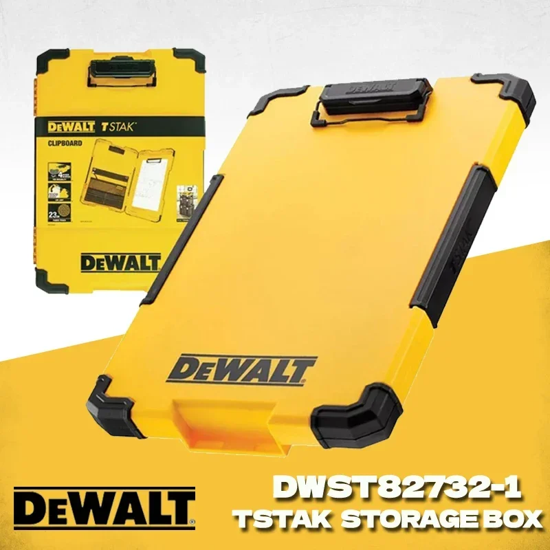 

DEWALT DWST82732-1 TSTAK Clipboard Organiser LED Light Internal Pouch Metal Clip Dewalt Folder