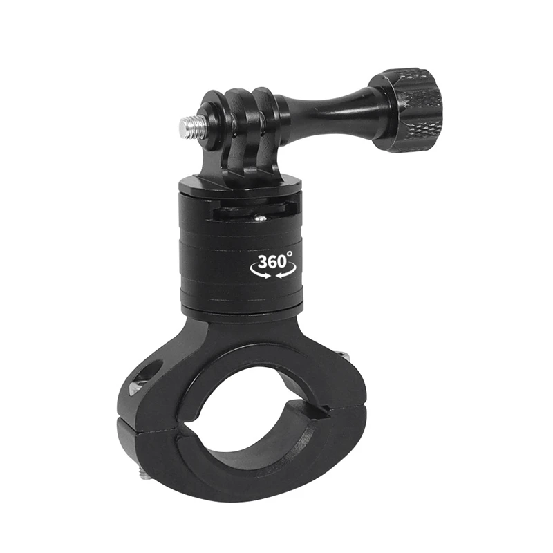 For Gopro12 Cameras 360° Rotation Quick Disassembly Metal Handlebar Pipe Clamp Quick Installation Fixing Bracket Easy To Use B