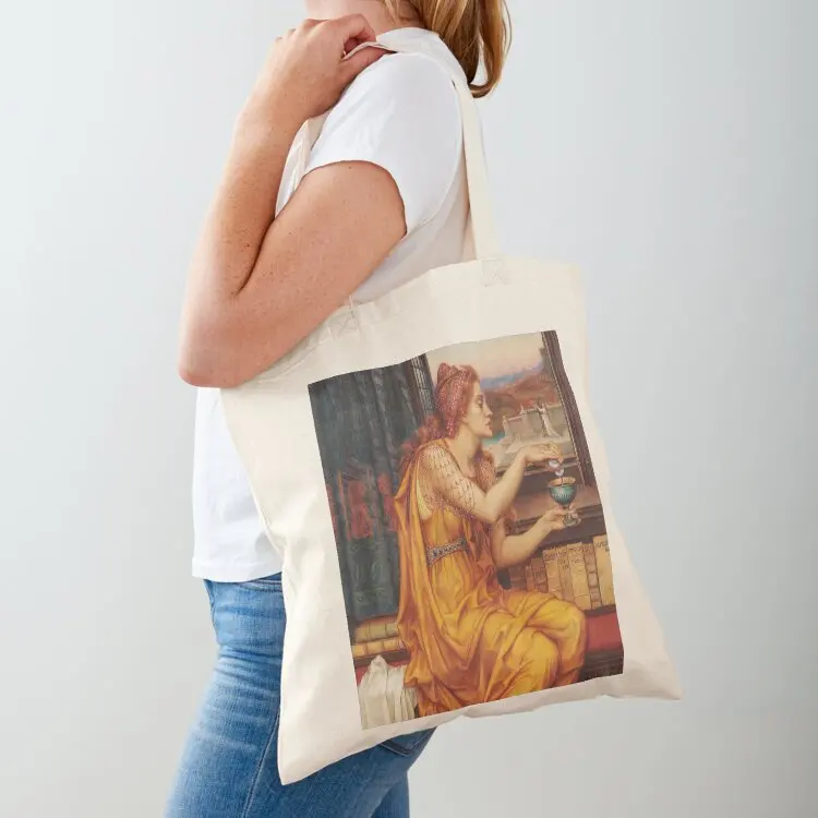 

The Love Potion Evelyn de Morgan 1903 Pre-Raphaelite Art Tote Bag hand bag ladies cute tote bag Large bags for women
