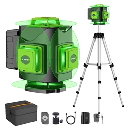 LFINE Nivel Laser Set  4D 16 Lines 3D 12 Lines 360 Self-Leveling professional Laser Level Horizontal And Vertical laser Tools