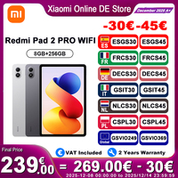 Xiaomi Redmi Pad 2 Pro Wifi Global Version Tablet 8GB 256GB Snapdragon 7s Gen 4 Processor 120Hz Refresh Rate Xiaomi HyperOS 2 Xi