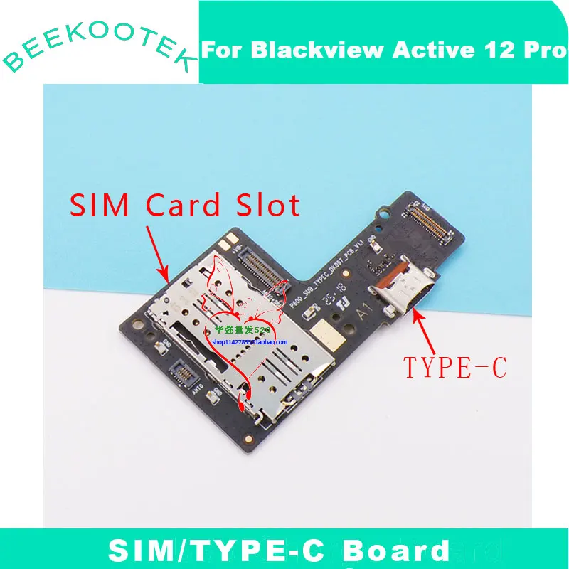 Original Blackview Active 12 Pro TYPE-C Board Base USB Board Charging Charge Port Board SIM Card Slot For Blackview Active 12