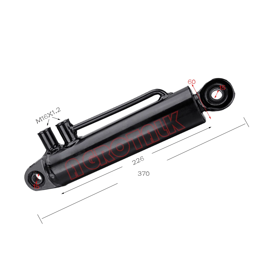 Cilindro de direção para trator dongfeng df554, número de peça 554.40.027-1/df504