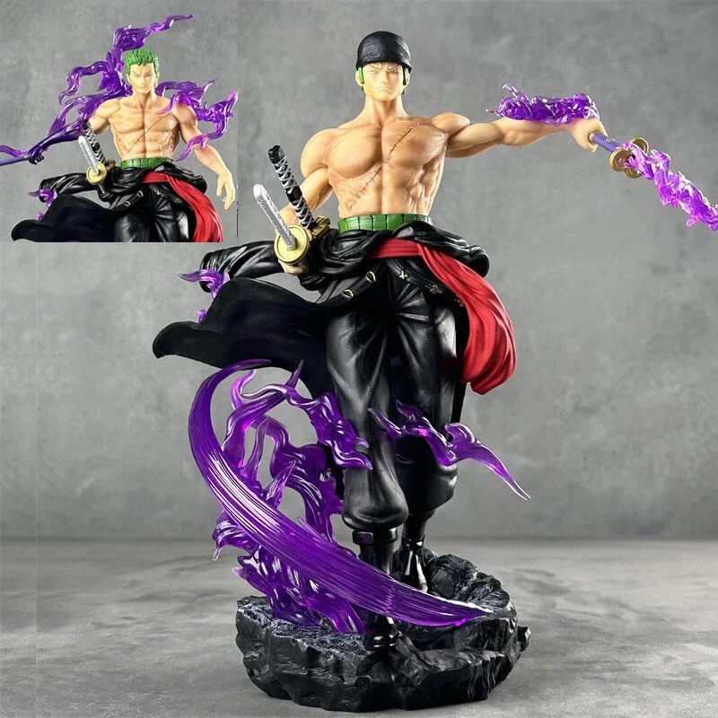 

Anime Roronoa Zoro One Piece Figures GK Zoro ONE PIECE Action Figures 30cm PVC Model Collection Toys Desktop Decoration Gifts