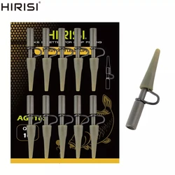 Accesorios de pesca de carpa 20 piezas, pinzas de plomo de alta resistencia, conector giratorio a presión, aparejos terminales de pesca de carpa
