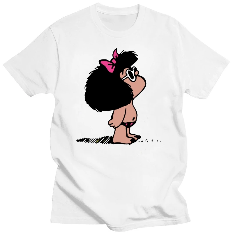 Toda Mafalda T shirt 2020 kad n K sa Kollu Yaz Tops Harajuku Pamuklu Gev ek