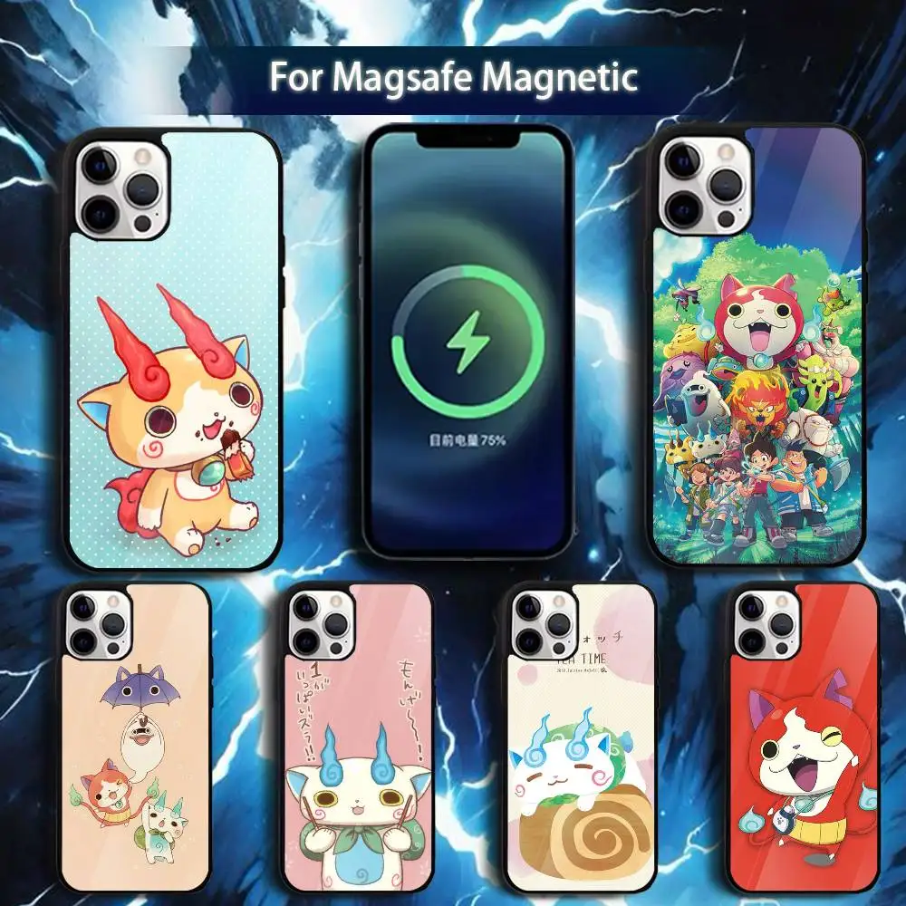 

Y-Yokai-ES Watch Phone Case For iPhone 17,16,15,14,13,12,11,Pro,Max,Plus,Mini,Magsafe,Magnetic Wireless Charging Case
