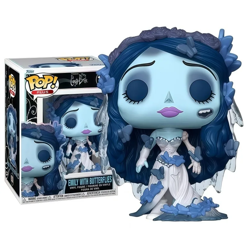 Funko Pop Tim Burton's Corpse Bride Emily Premium Vinyl Figure Collectible Desktop Display Home Decor Gift for Gothic Movie Fans view 3