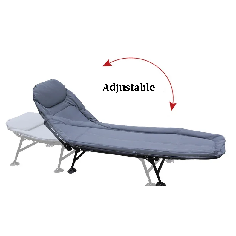 High quality outdoor  folding fishing bed with rigid support fishing recliner chair for carp fishing