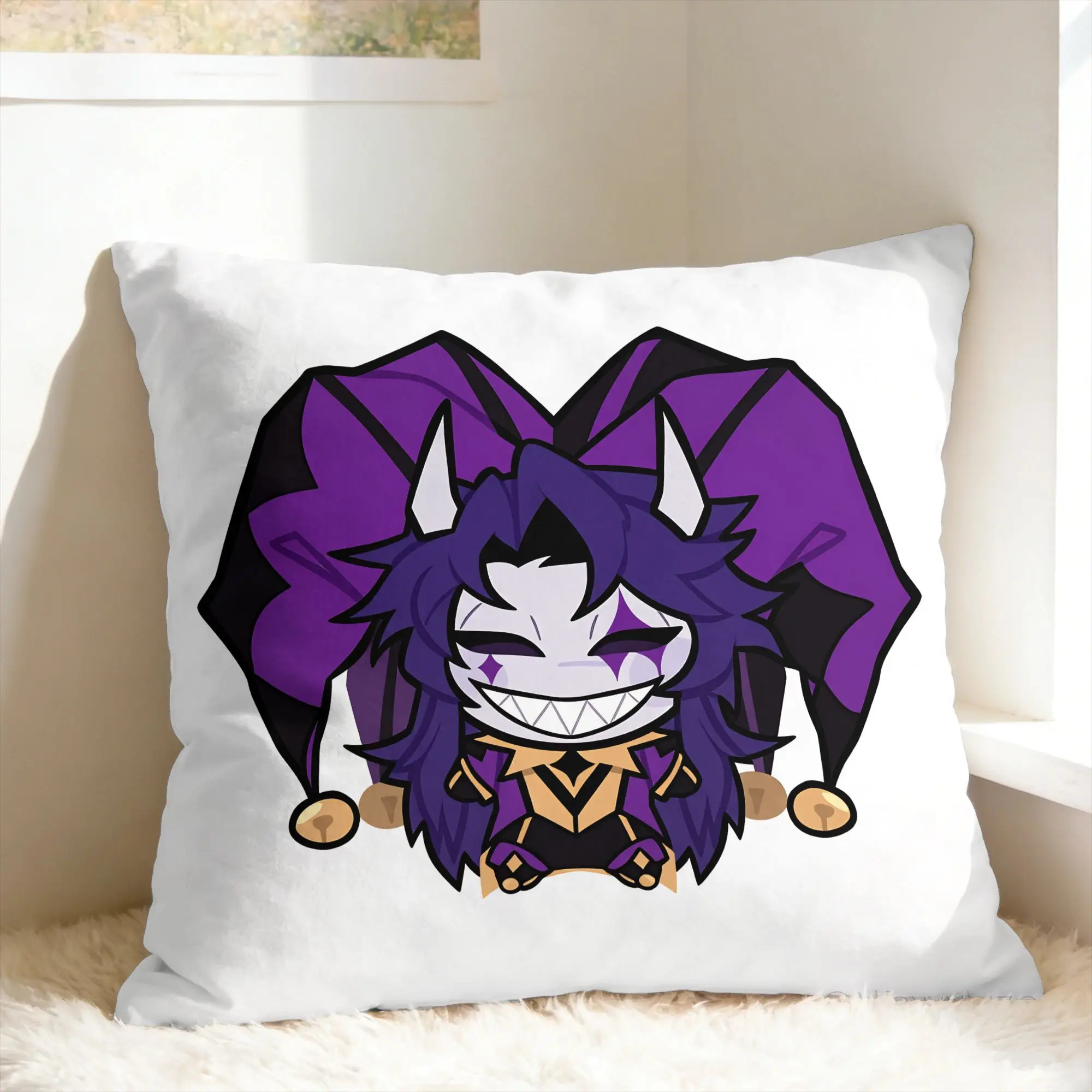 F-Freak C-Circus Jester Pillow Cover  Morden Pillow Case For Office Car Home Decor Soft Pillowcases Birthday Present