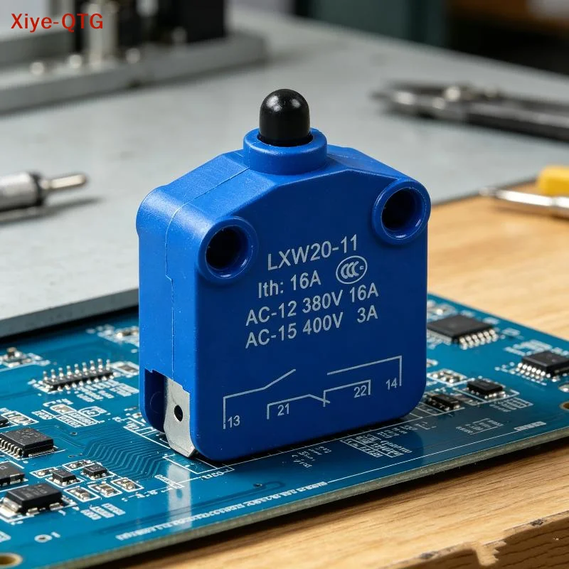 NEW [New] LXW20-11/M Limit Switch Stroke PUSH Slug Column Micro Travel Silver Contact Blue 16A 1NO 1NC