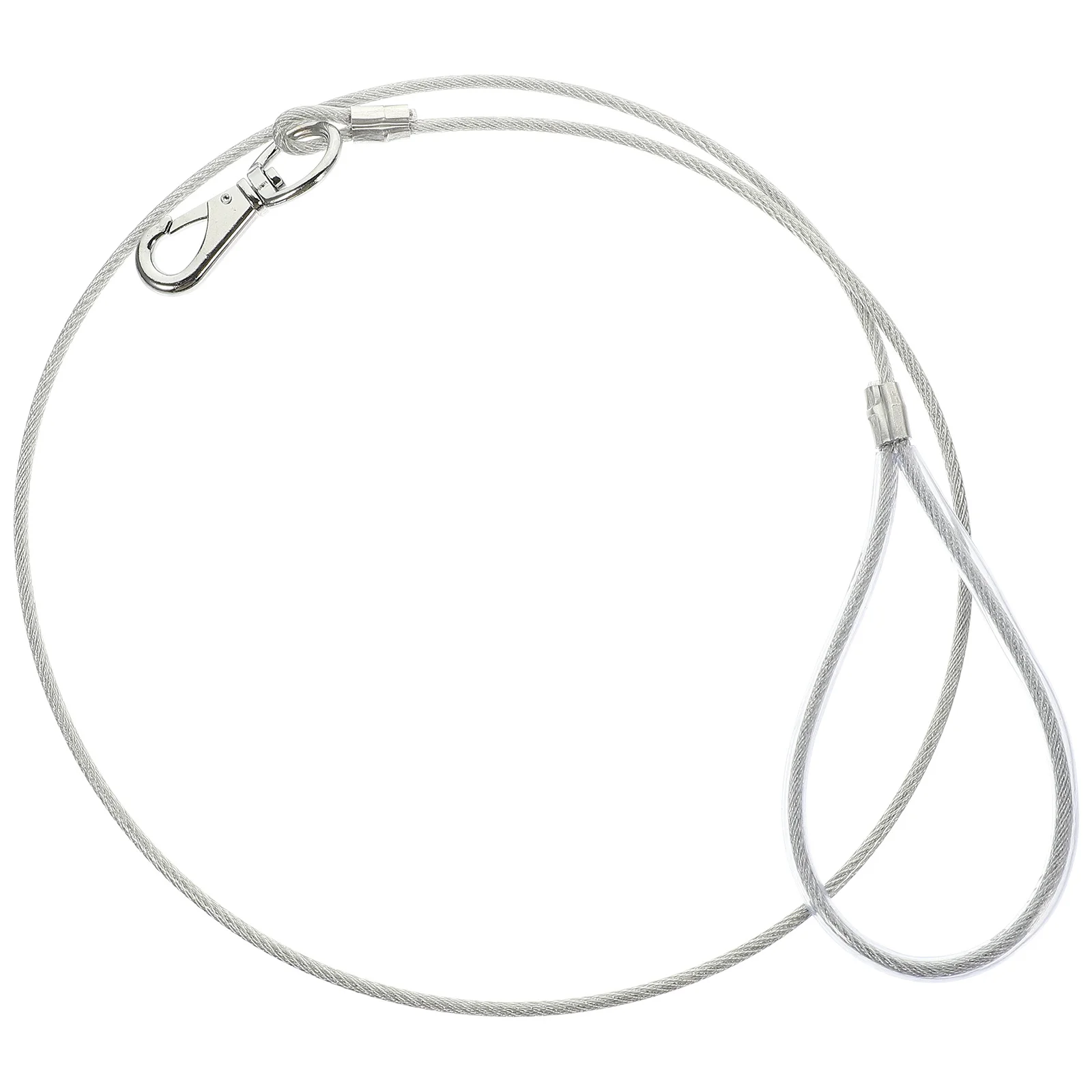 

Heavy Duty Chew Proof Dog Leash Steel Wire Wear Resistant Metal Pet Lead for Puppies Outdoor Safety Training Accessories