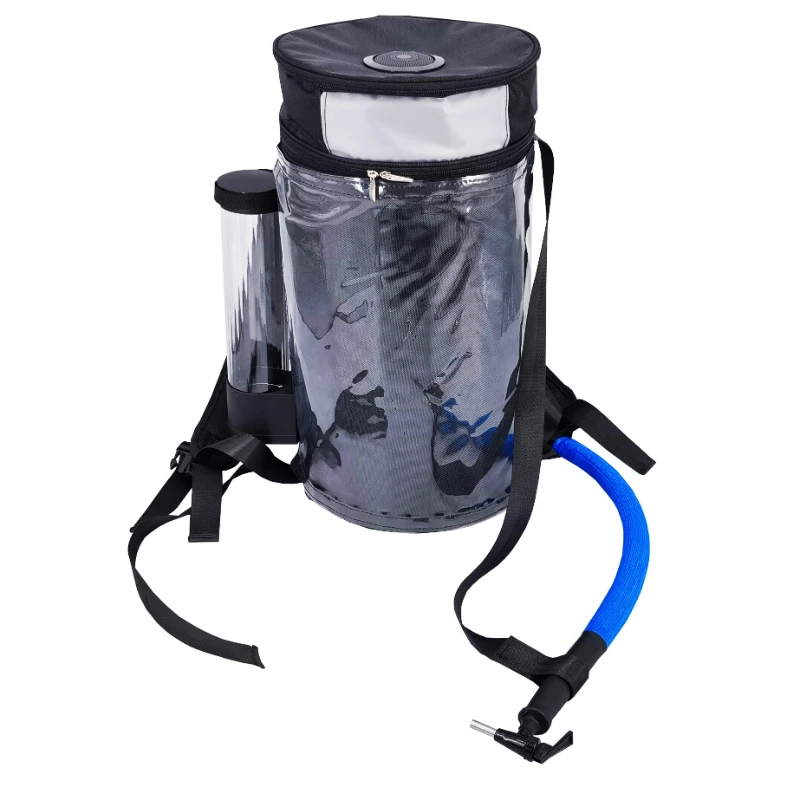 For mobile portable backpack thermal coffee drink beverage dispenser with speaker for vendor vending seller hawker